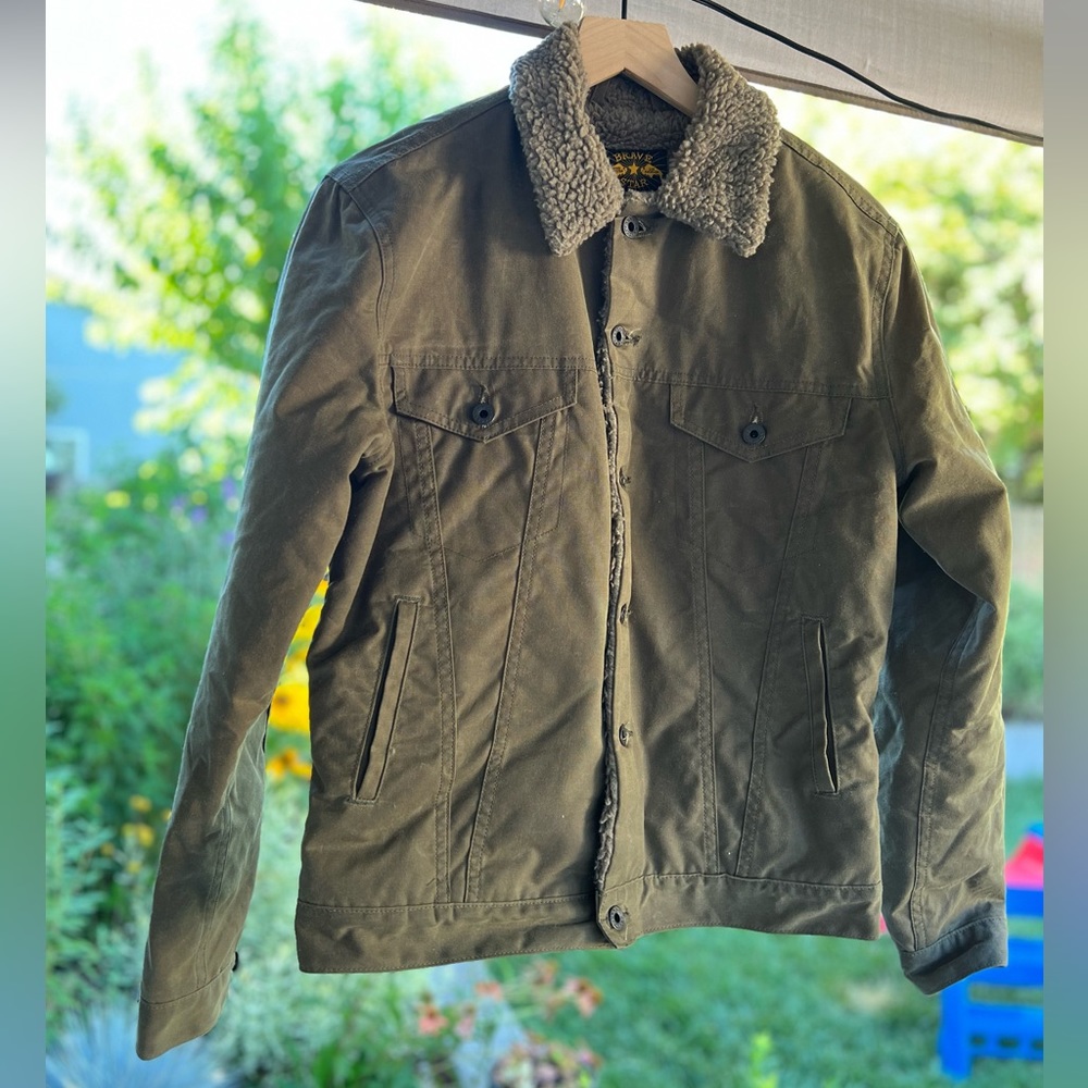 Bravestar Selvage Ironside jacket In Milarain Waxed Canvas Made in USA 🇺🇸